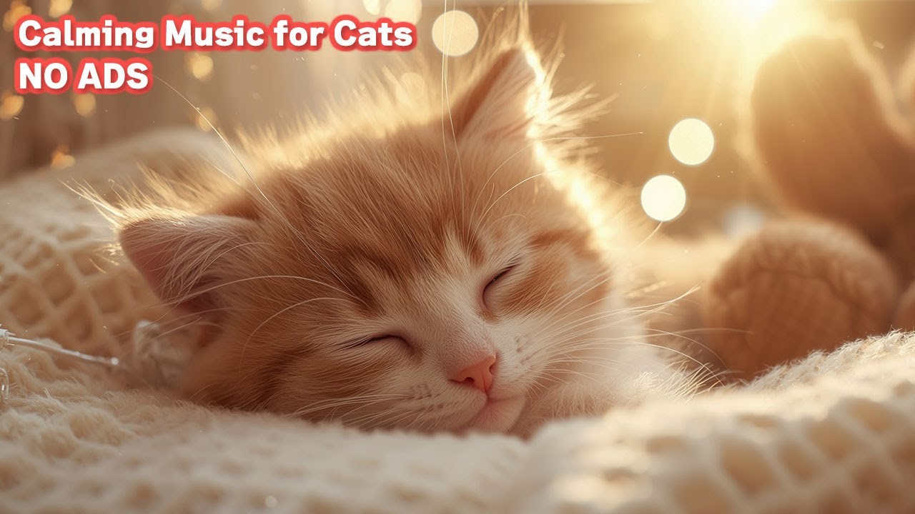 Cat Sleep Music 12 Hours No Ads 🐱 Music for Cats to Go to Sleep - Purring Sounds / vol.1