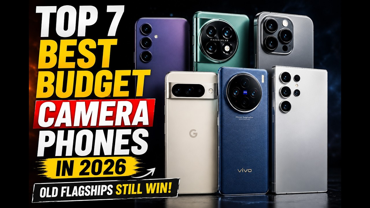 Top 7 Best Budget Camera Phones in 2026 Old Flagships Still Win!