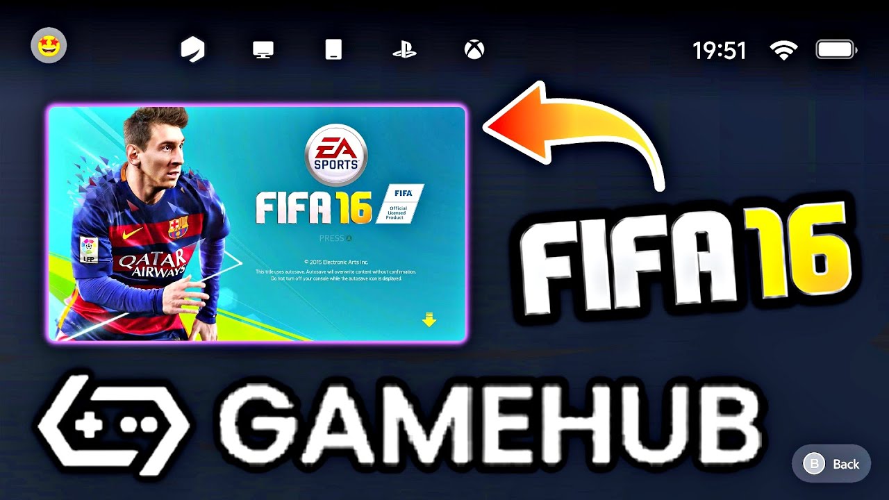 FIFA 16 GameHub 2.0.5 (режим карьеры) GameFusion / GameHub Android - GameHub FIFA 2016 (HD 60 FPS)