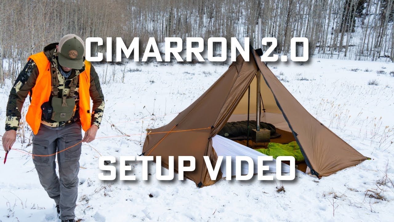 How to Setup the Cimarron 2.0 4 Person Hot Tent + Tips and Tricks