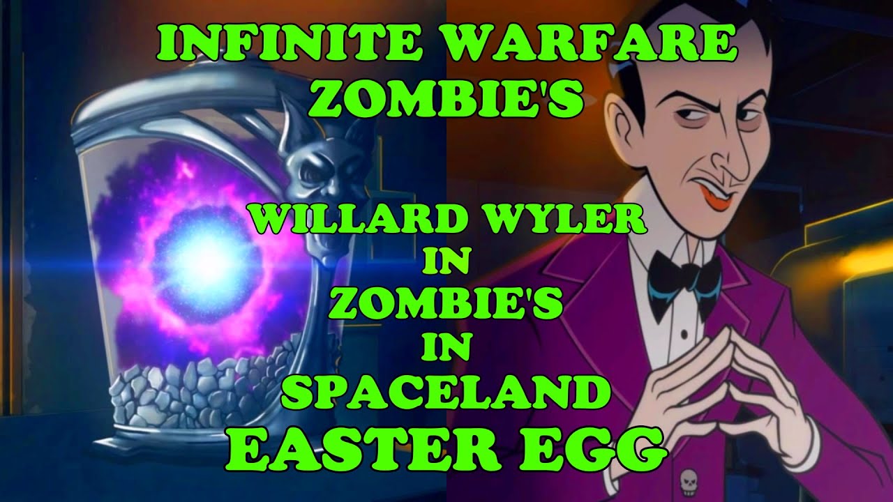 Call of Duty Infinite Warfare Zombie's Willard Wyler Zombie's in Spaceland Easter Egg Director's Cut