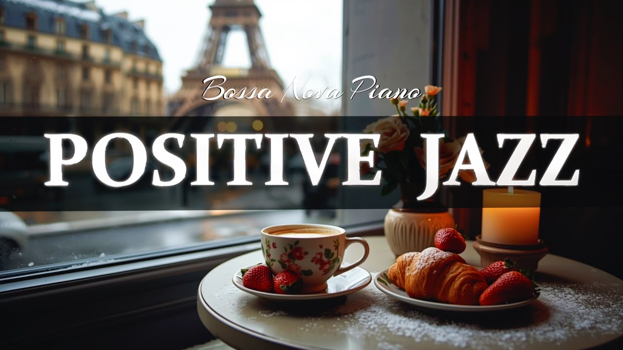 Happy Winter Jazz Cafe ~ Delicate Morning Jazz Music & Bossa Nova Piano for Stress Relief, Relaxing