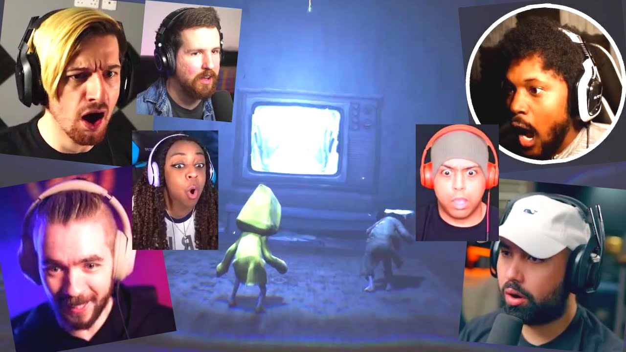 Реакция геймеров на первую встречу с худым человеком из Little Nightmares 2