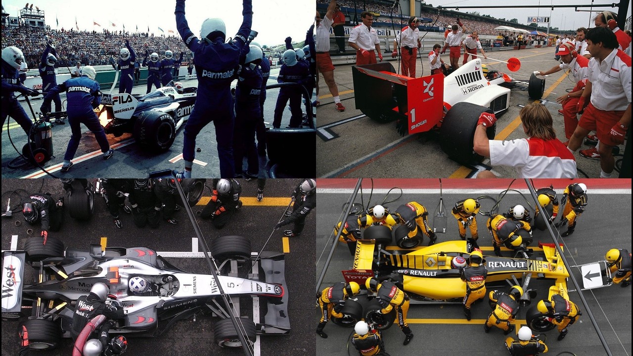 The Best of Old-school Pit Stops in Formula 1