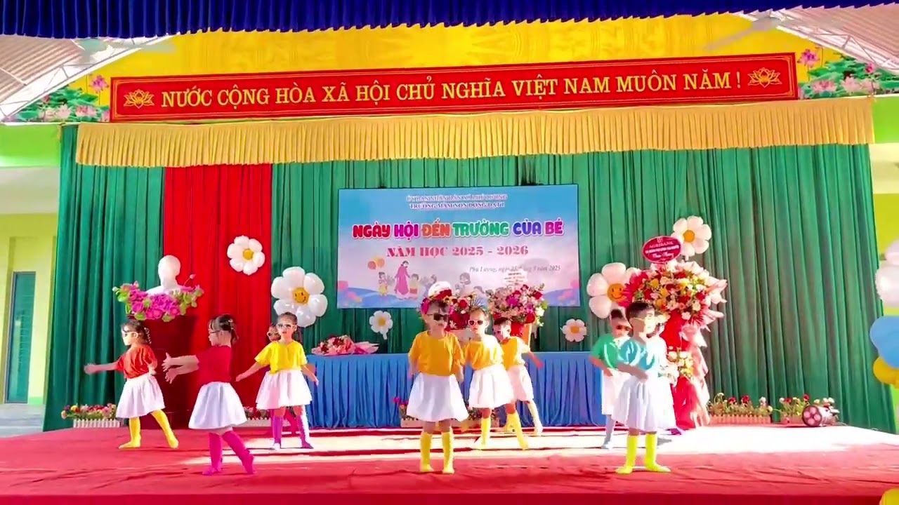 Tiết mục văn nghệ vui nhộn Ngày hội đến trường của bé NH 2025-2026 No fake, no name, no number...