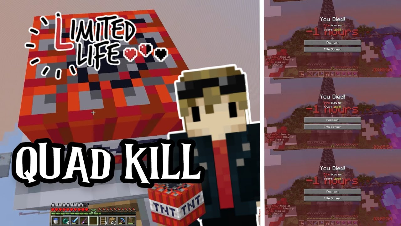 Every Reaction To Grian's QUAD TNT Kill In Limited Life