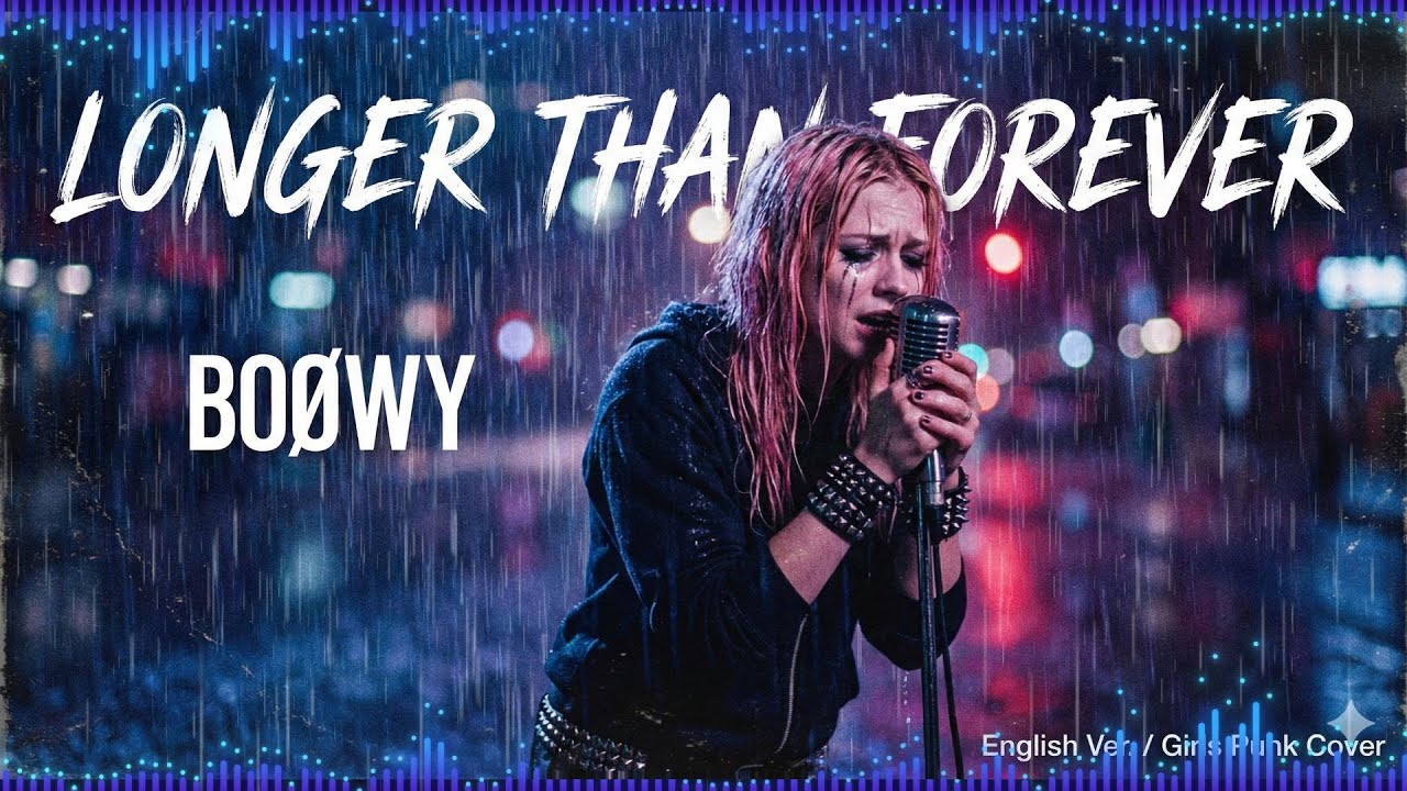【Day 9】もしもBOØWY「LONGER THAN FOREVER」を、2000年代のアヴリル・ラヴィーンが歌ったら？【英語詞カバー】