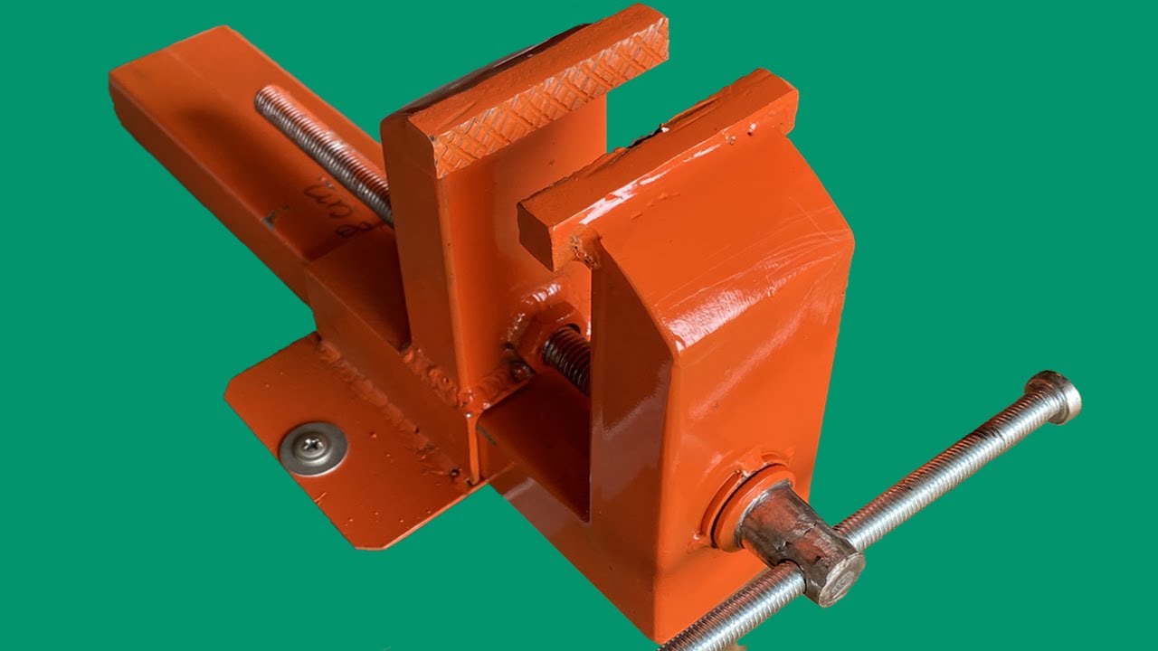 Cách Tự Chế Chiếc Ê Tô Kẹp Mini Đơn giản Từ Sắt Vụn Thích Hợp Làm Thủ Công việc Nhẹ Nhàng