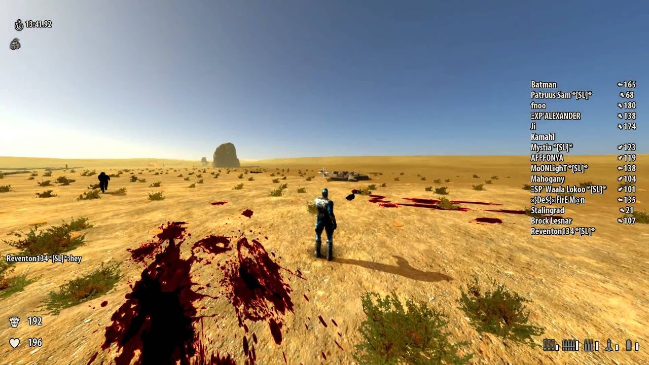 Serious Sam 3: Deserted survival with 15 pro players