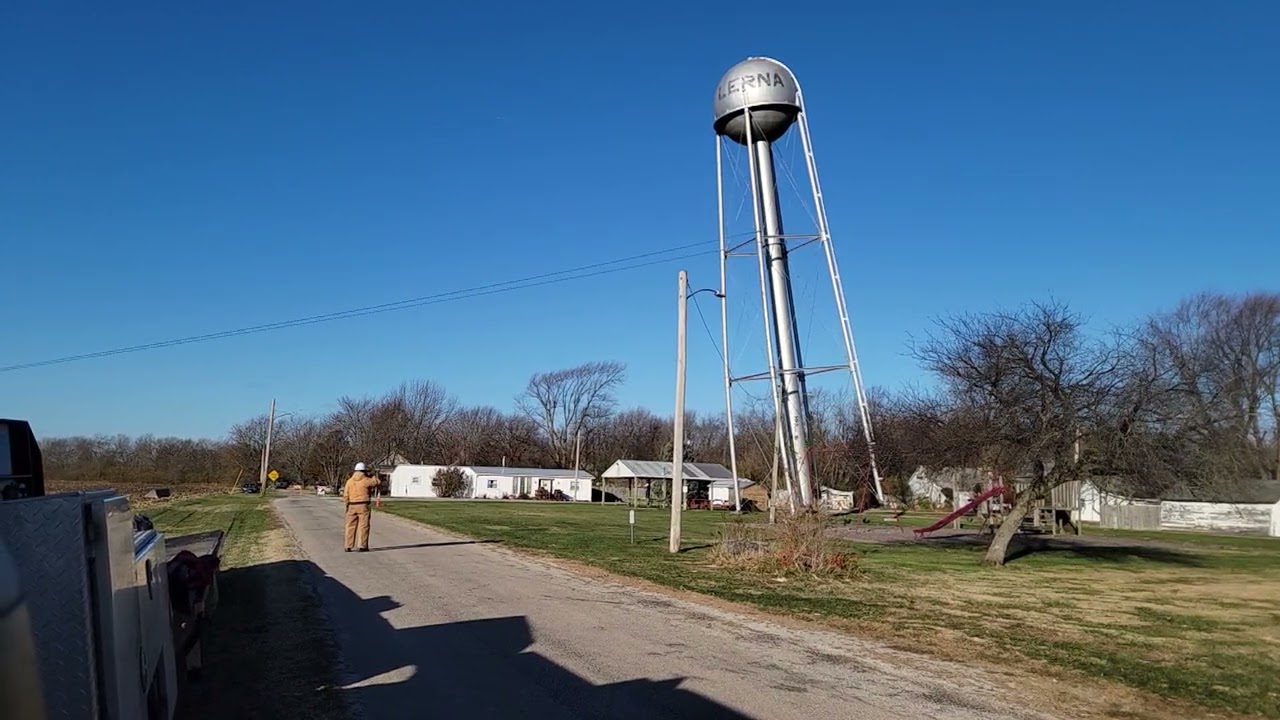 lerna water tower slow motion.