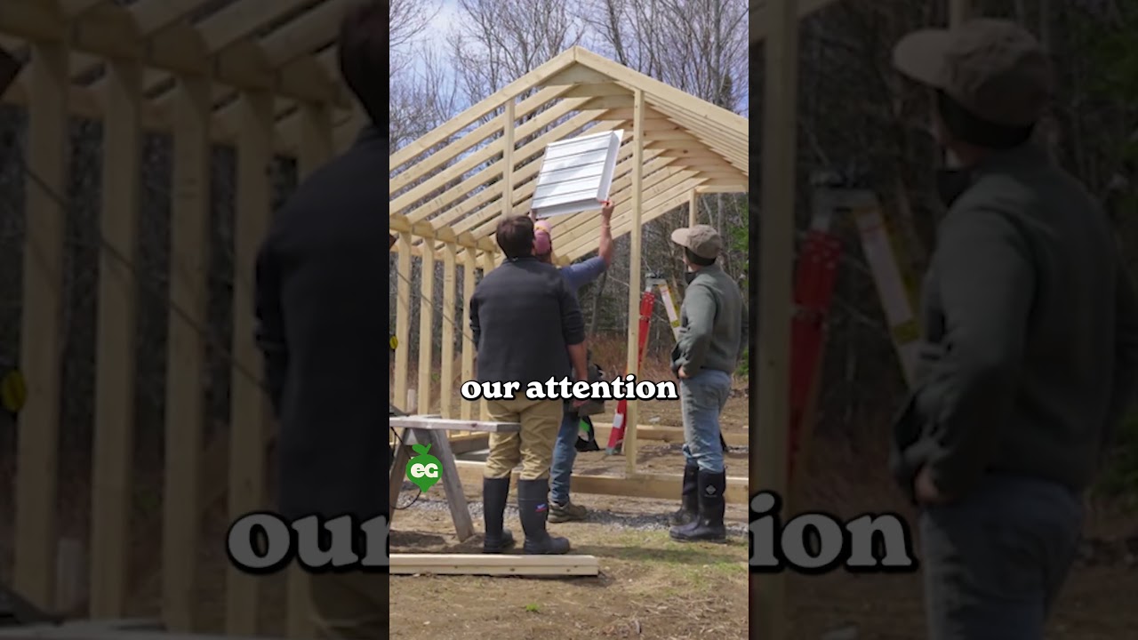 Building A Custom Polycarbonate Greenhouse! #shorts