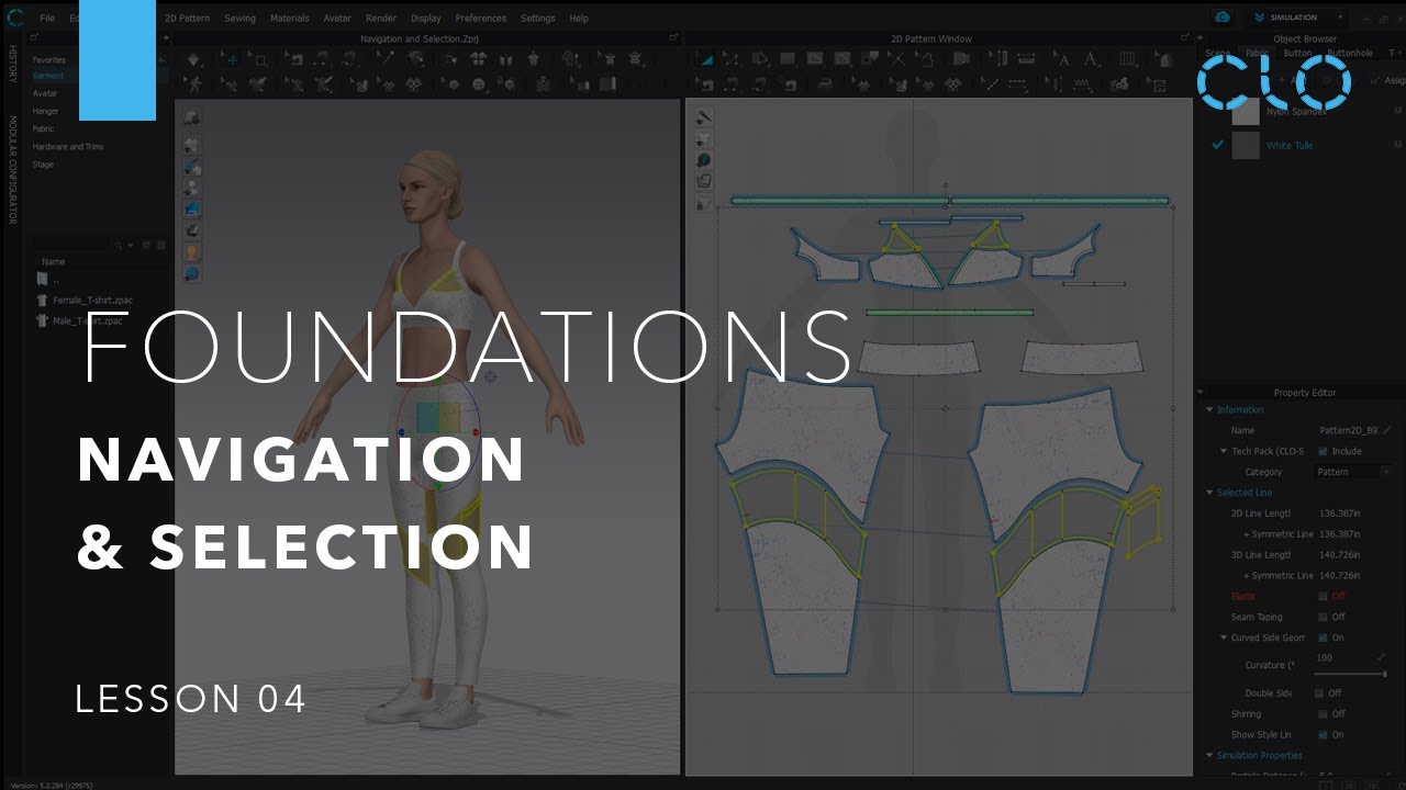 Beginner's Guide to CLO Part 1 Foundations: Navigation & Selection (Lesson 4)