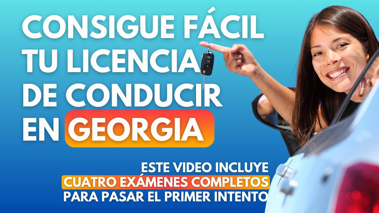 Domina el Examen de Manejo en Georgia con estos 4 Simulacros