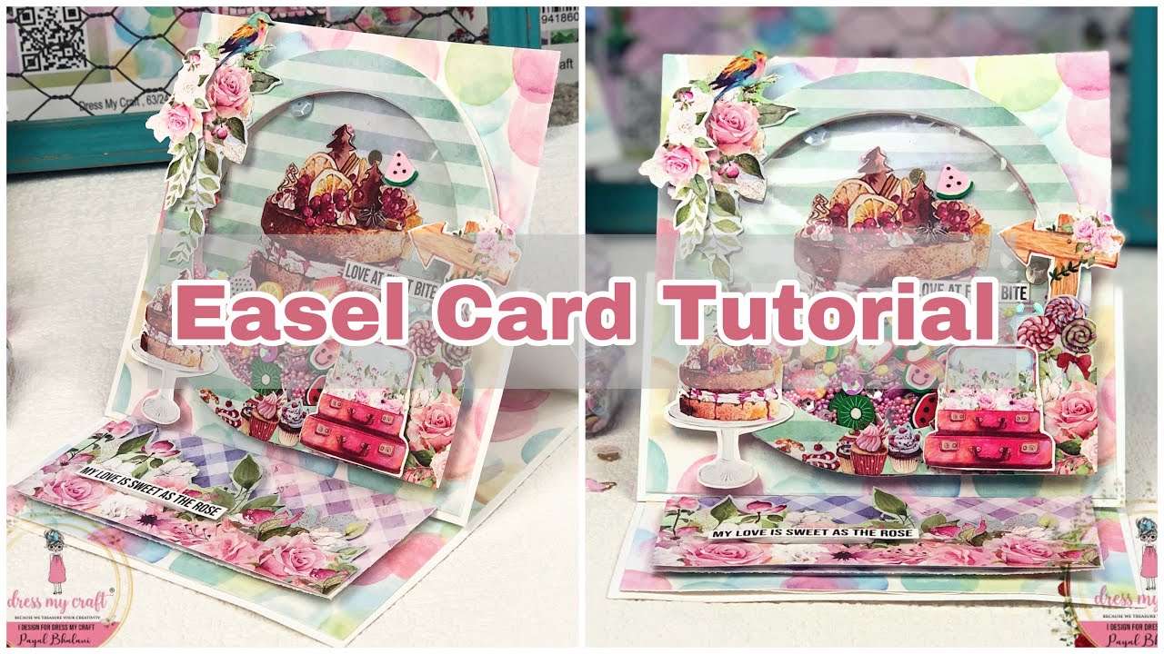 Easy and Quick Shaker Easel Card Tutorial _ Payal Bhalani