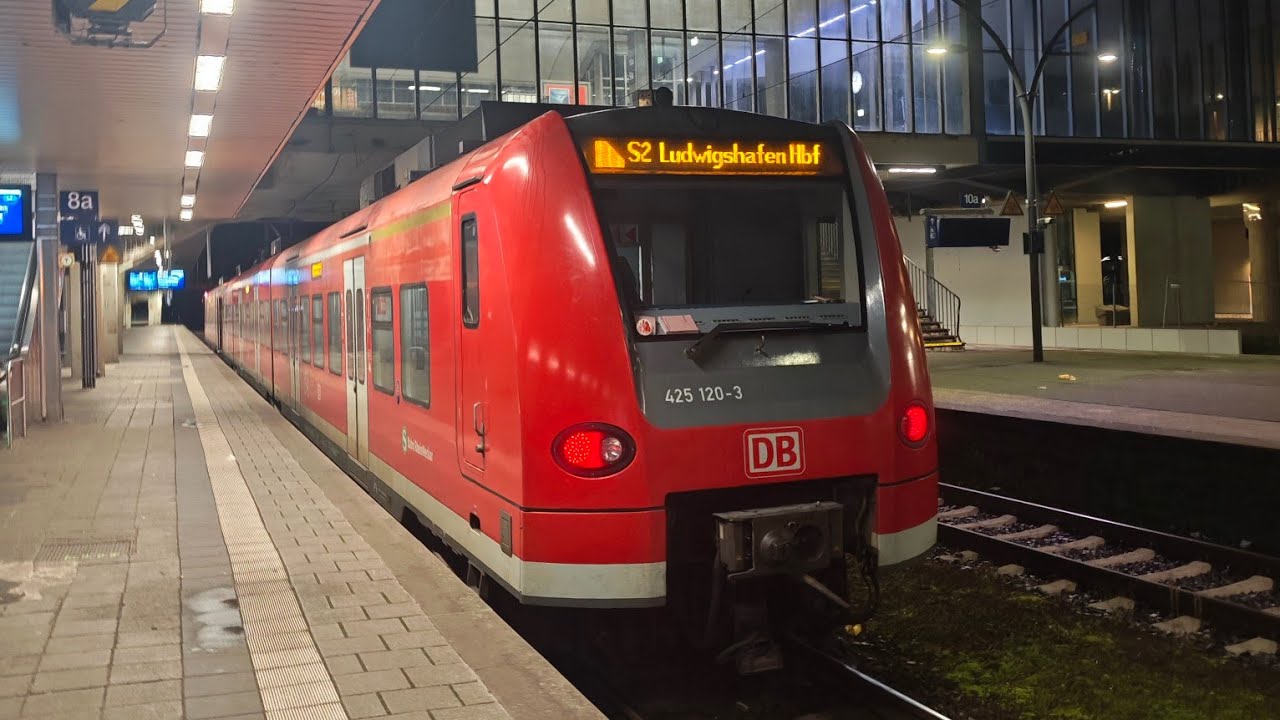 [Sound] ET425 120 | Siemens, Adtranz/Bombardier, DWA | S Bahn Rhein Neckar | Soundaufnahme | ET#425