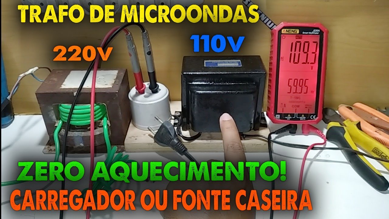 TRAFO de MICRO-ONDAS 220v Ligado no 110v,VOLTAGEM Como FICA? DESEMPENHO Melhora?VEJA Todas RESPOSTAS