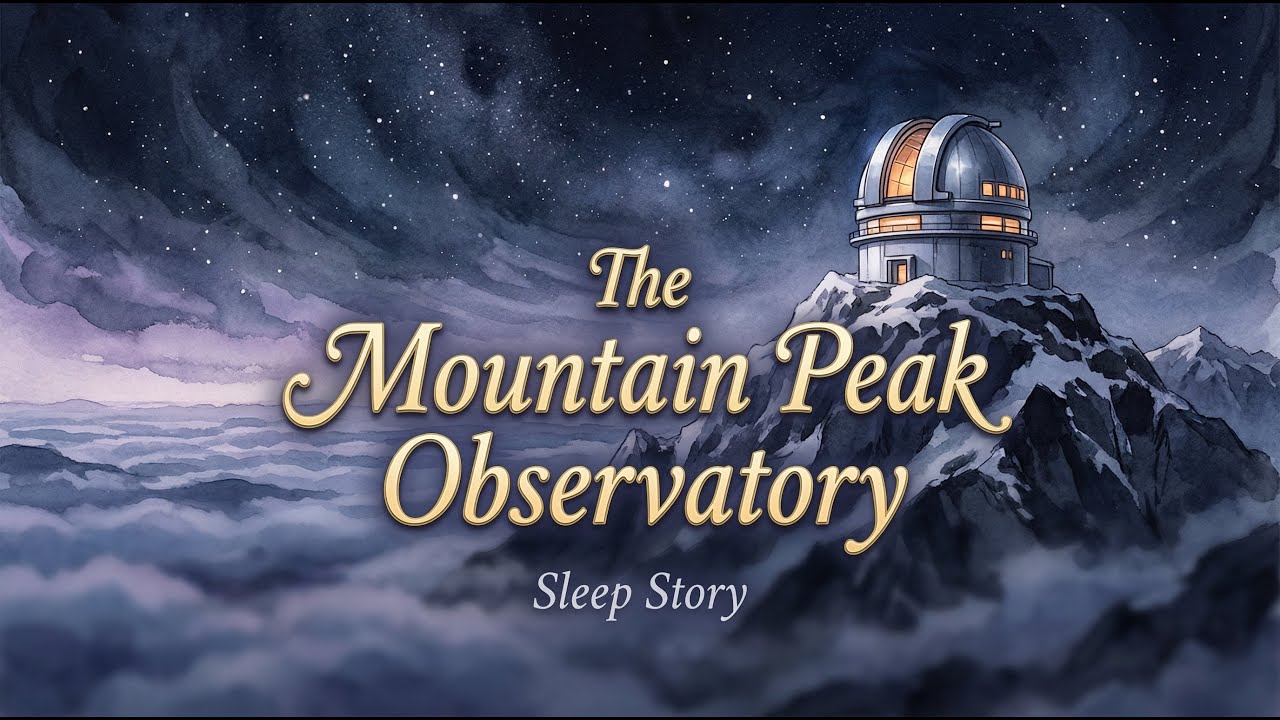 Snowstorm Outside, Warm Inside: The Mountain Peak Observatory | Sleep Story