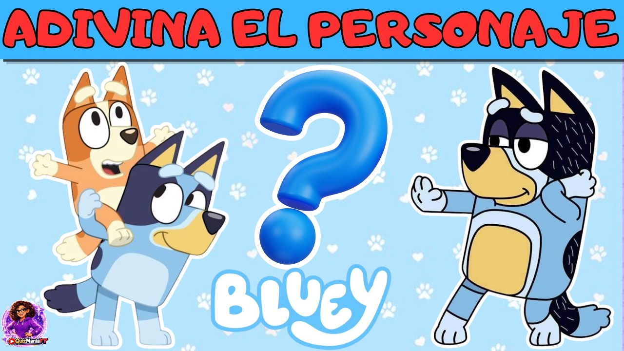 ¿CUÁNTO SABES DE BLUEY? 🐶💙 | QUIZ DIVERTIDO PARA NIÑOS/QUIZMANIAYT🎯