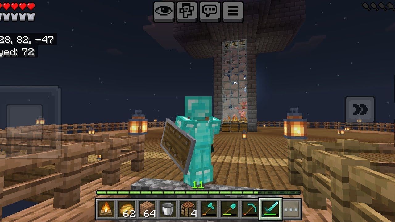 Minecraft Mein one Block survival  Mein iron fam  complete ho gaya 
