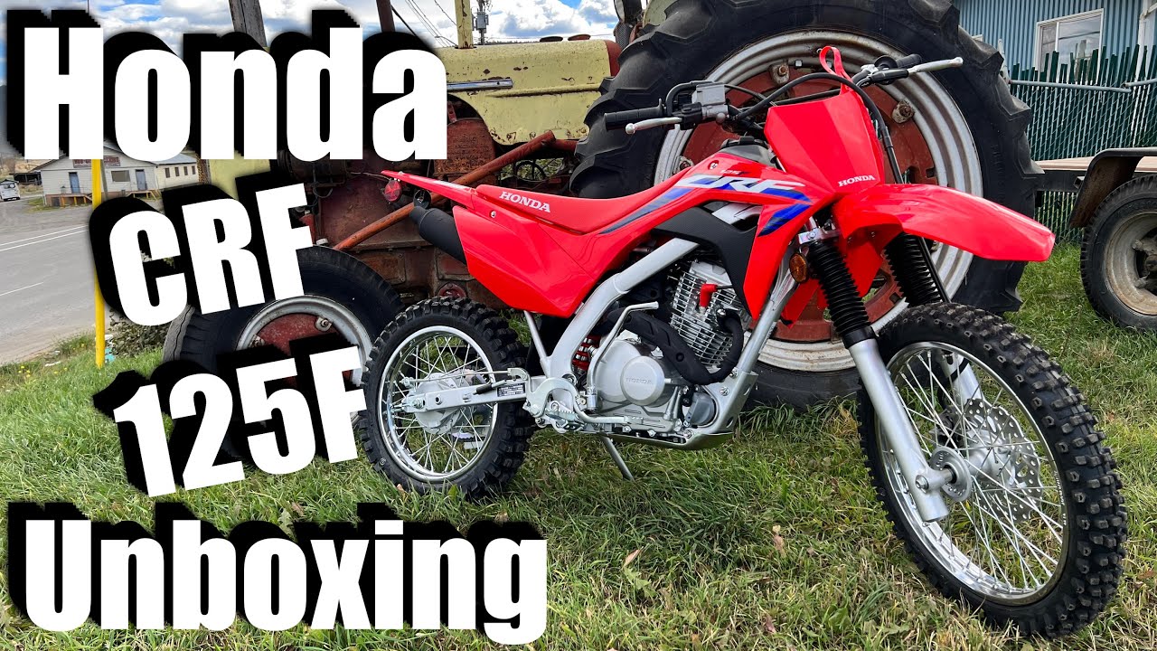 Unboxing 2023 Honda CRF 125F / Assembly And First Start