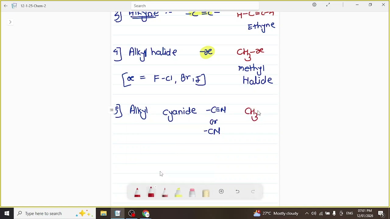 Functional Groups I Basics I Chemistry I Class XII