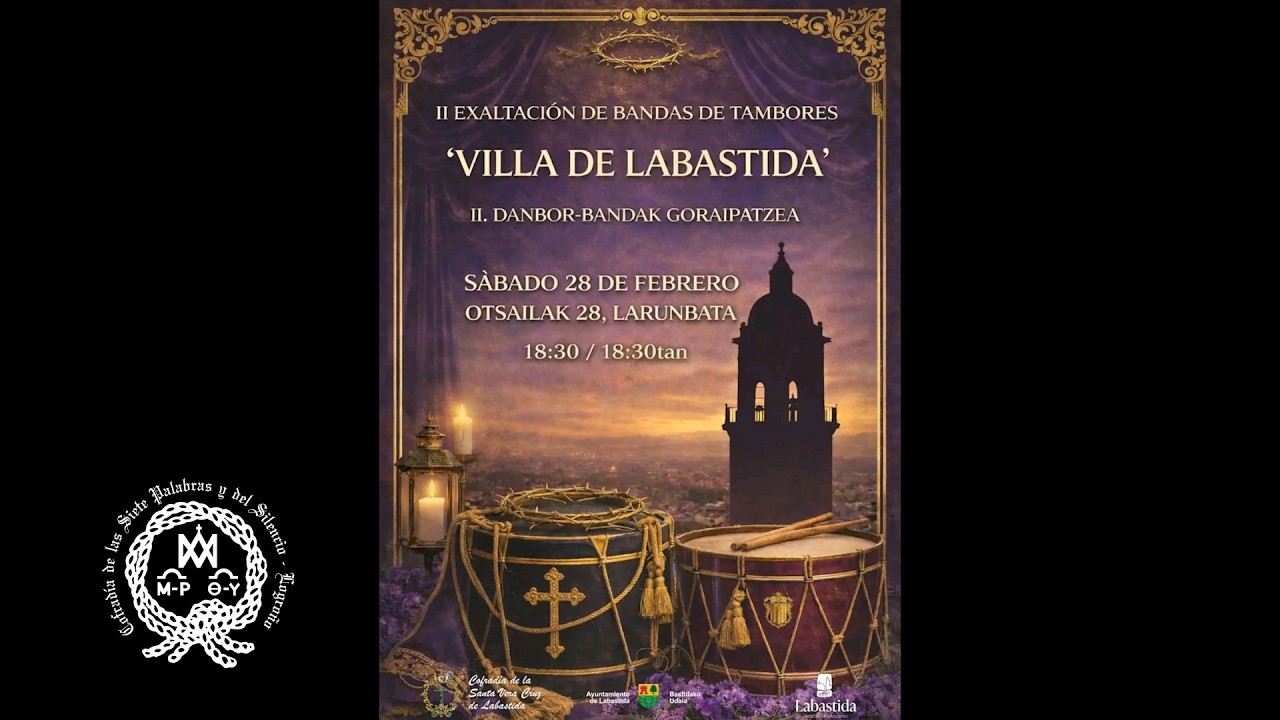 Participación del grupo de Exaltación en la II Exaltación de Labastida (Alava). 28/2/2026.