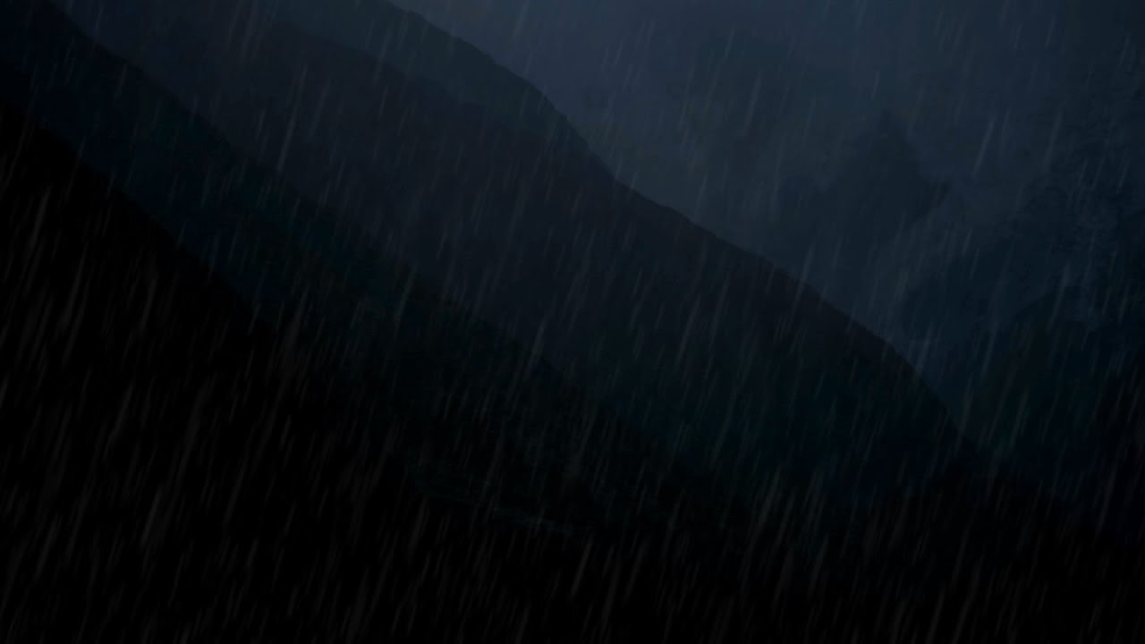 Fall Asleep to Gentle Rain in Mountains & Stop Insomnia, 10hrs of Rain Sounds to Relax & Study