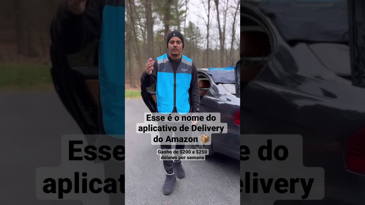 Esse &eacute; o aplicativo de Delivery do Amazon #delivery #drive #entregas #amazon #usa #brasil #shorts