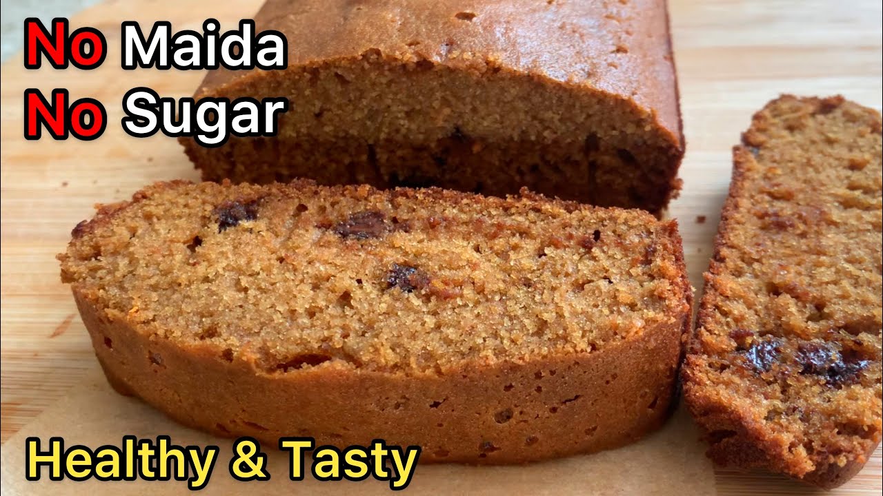 Sugar Free Wheat Flour Cake Recipe |How to make Sponge Cake with Wheat Flour & jaggery | #attacake