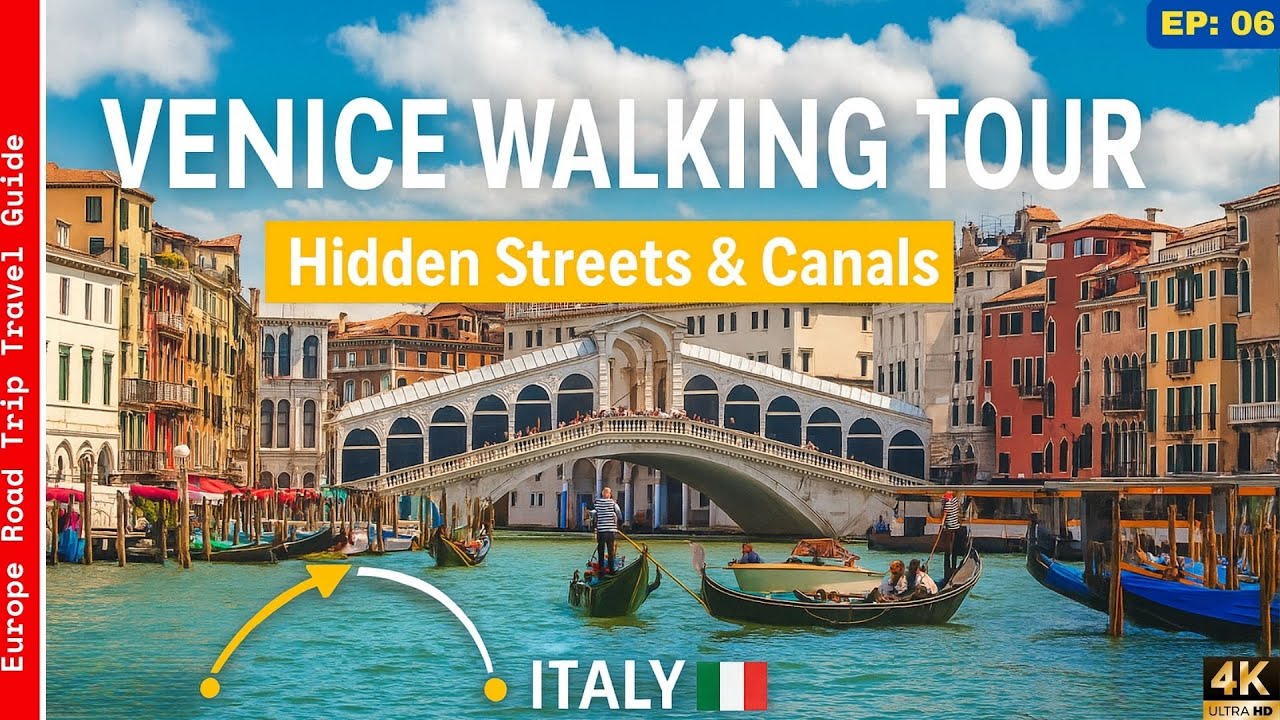 Lost in Venice Hidden Alleys, Canals & Gondolas Europe Road Trip EP6
