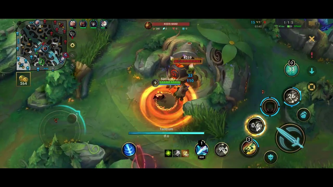 AMUMU JUNGLE SIKINTI KARDEŞİM YA #wildrift #amumu #jungle 