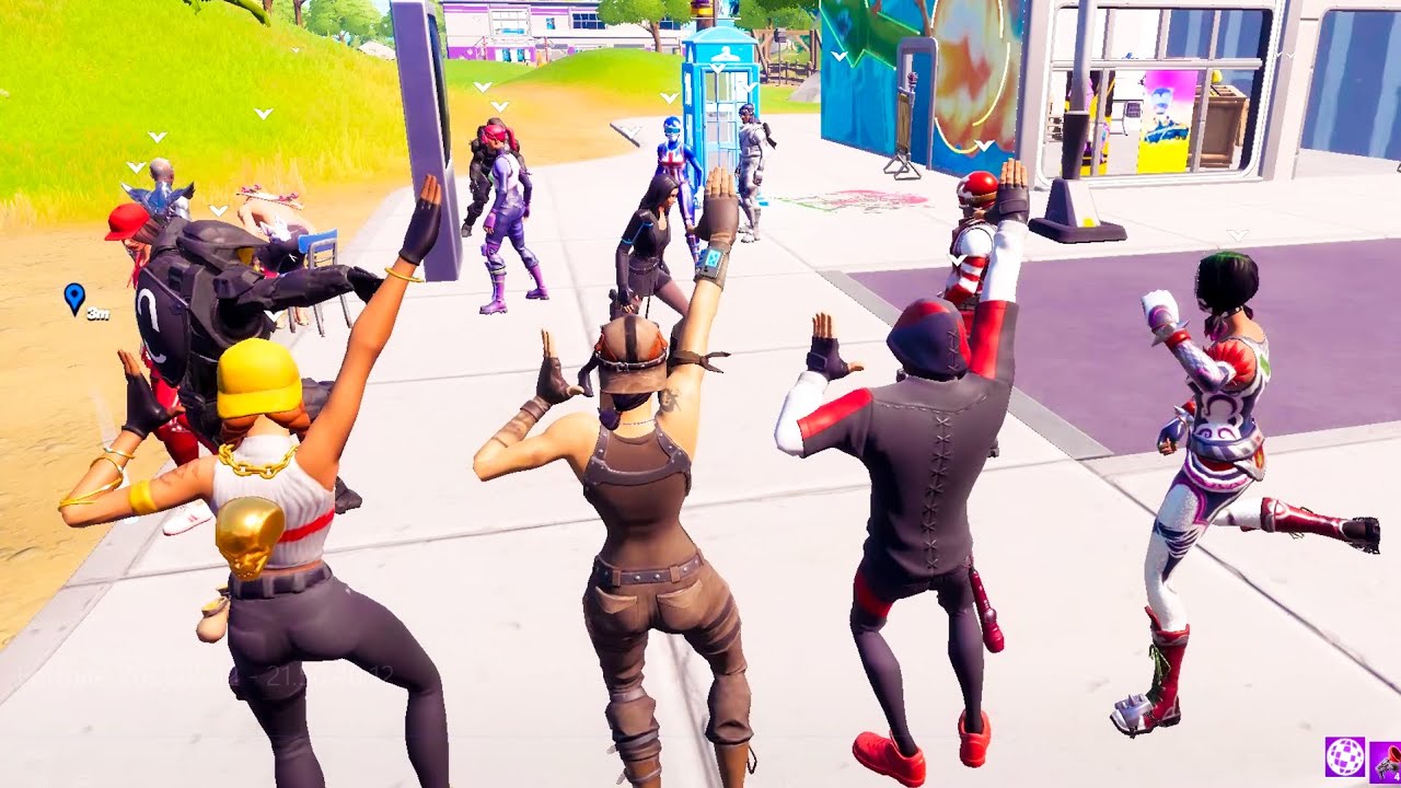 Perfect Timing in Party Royale...