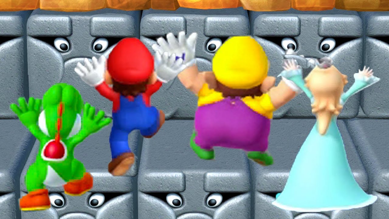 Mario Party 10 MiniGames Mario Vs Yoshi Vs Wario Vs Rosalina (Master Difficulty)