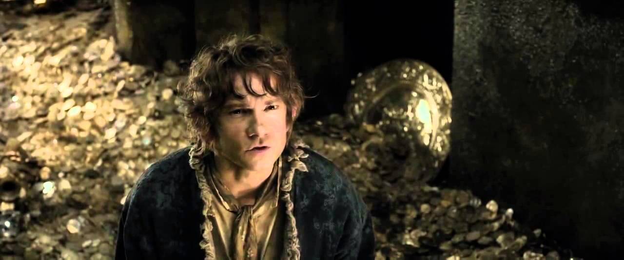 The Hobbit The Desolation Of Smaug (Smaug and Bilbo) 