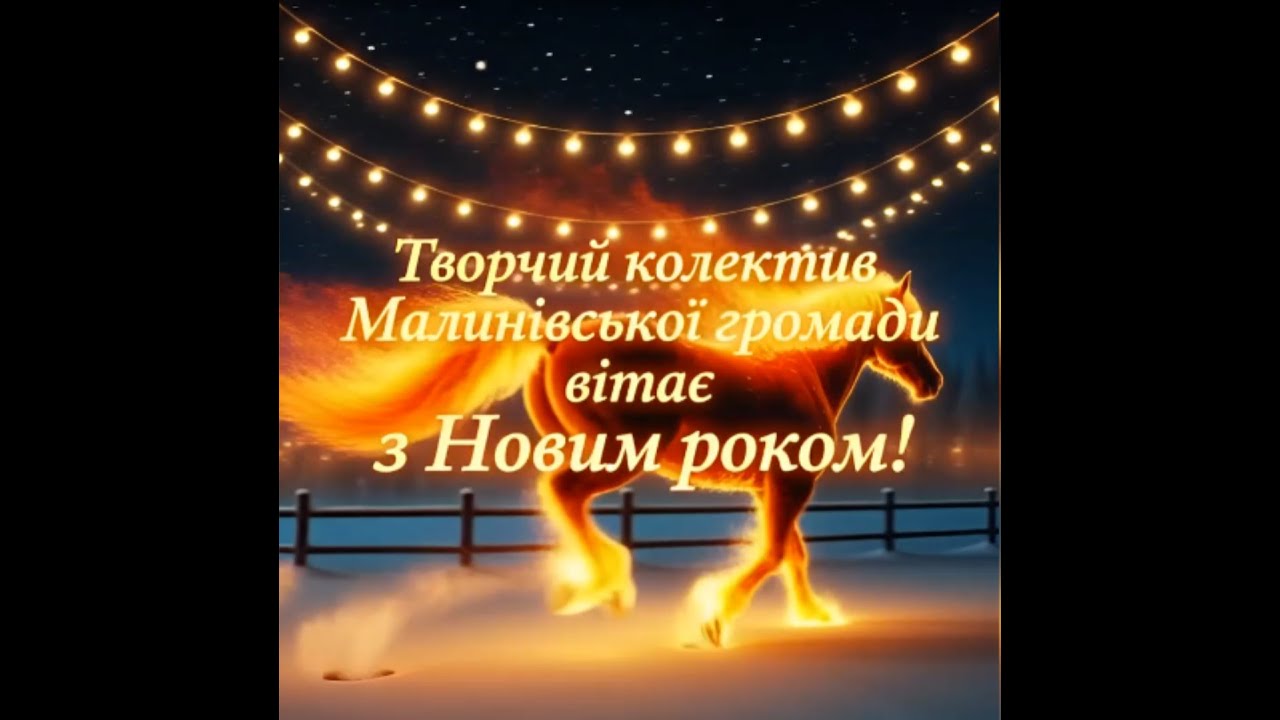 ВІДЕО-КОНЦЕРТ ТВОРЧОГО КОЛЕКТИВУ МАЛИНІВСЬКОЇ ГРОМАДИ