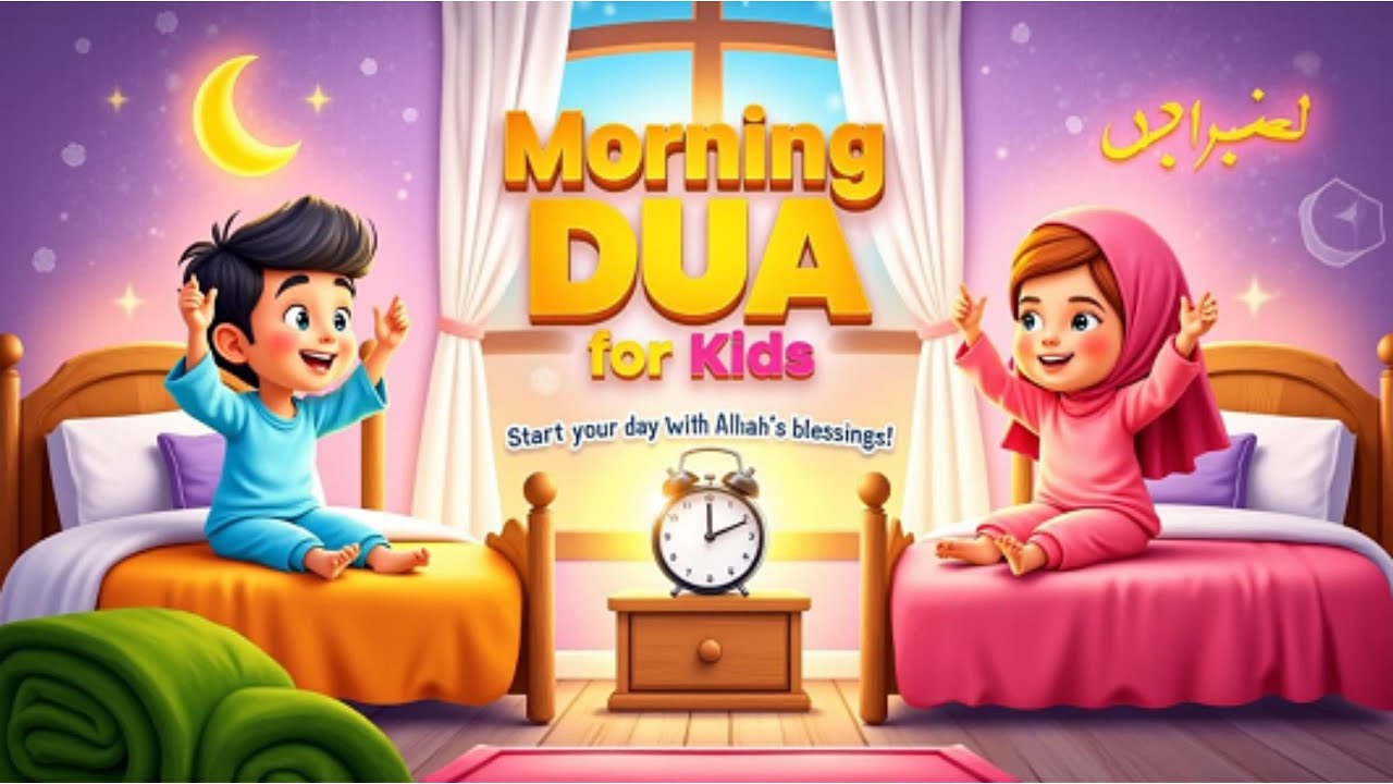 Learn Morning Dua for Kids 🌞 | Start the Day with Alhamdulillah!