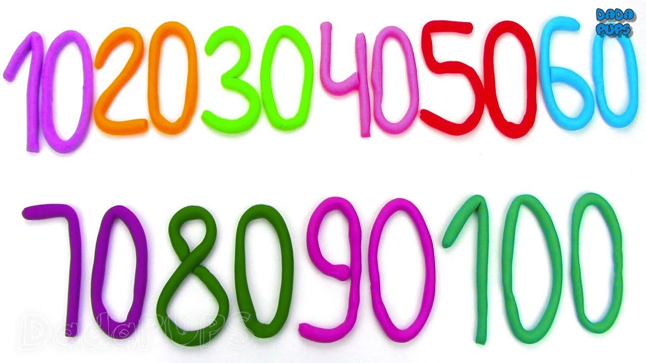 Numbers 10 to100|Learn Number 10-100 with PlayDoh|Count 0to100|PlayDoh Colors |One To Hundred Number
