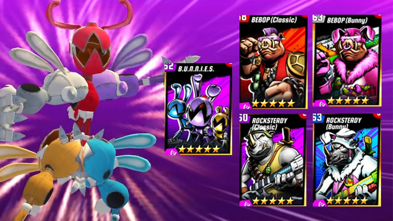 TMNT Legends PVP 917 - B.U.N.N.I.E.S | BEBOP & ROCKSTEADY CLASSIC | BEBOP & ROCKSTEADY BUNNY