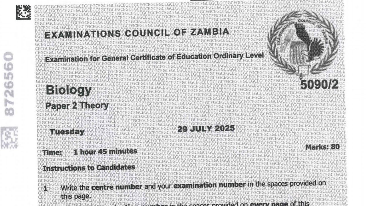2025 GCE BIOLOGY P2 SECTION B FULLY ANSWERED