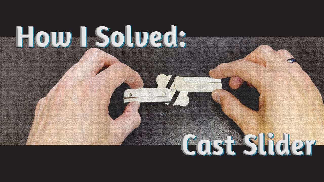 How I Solved The Hanayama Cast Slider Puzzle ?