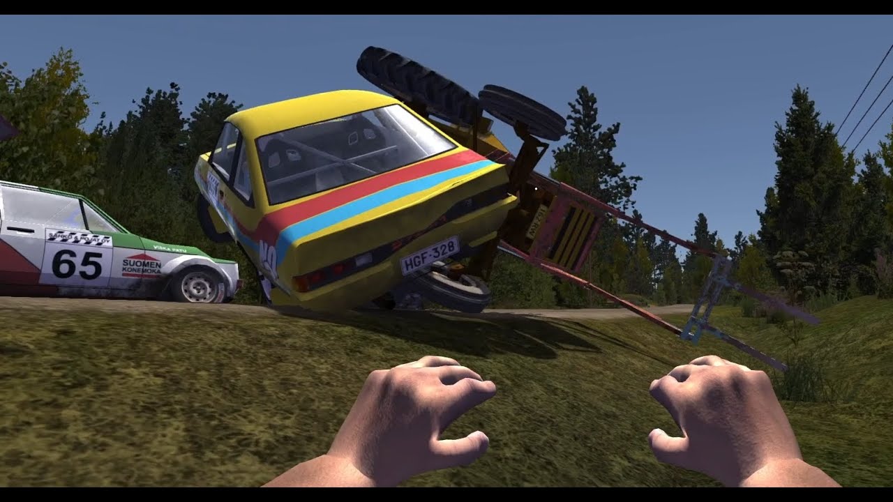 Rally + Tractor = Desastre | My Summer Car