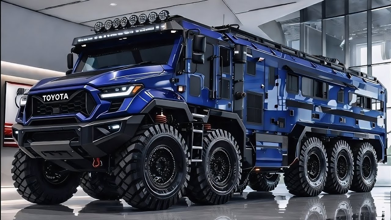 Невероятный автодом Toyota Terra Titan 8x8 Monster 2026 года выпуска поразит вас до глубины души.