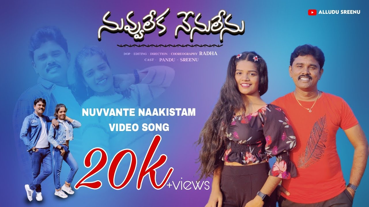 Nuvu Leka Nenu Lenu | Nuvvamte naakistam cover song | Alludu Sreenu | Pandu | radha ideas