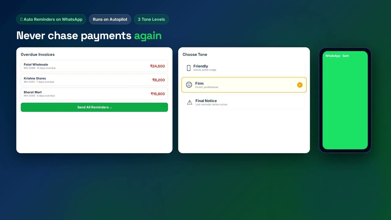 ValyouAI &mdash; GST Invoice in 10 Seconds | Free GST Billing Software for Indian Businesses