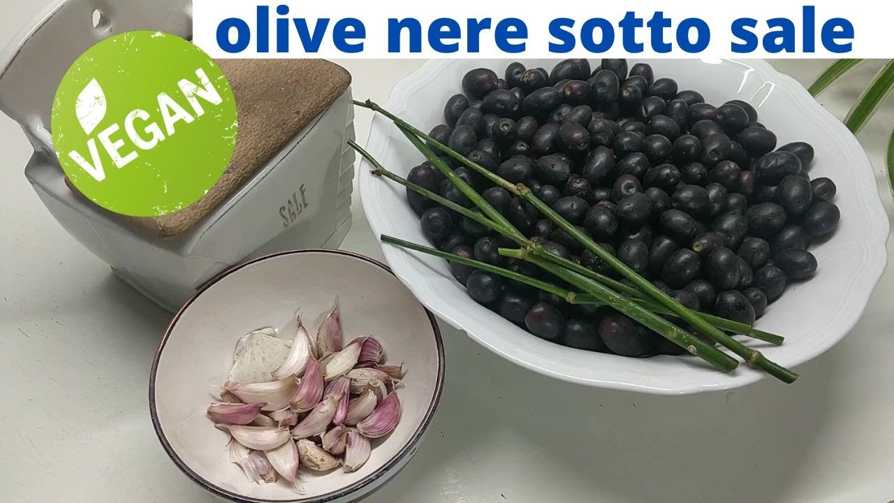 olive nere sotto sale...dalle Marche...la ricetta migliore...1ª parte...