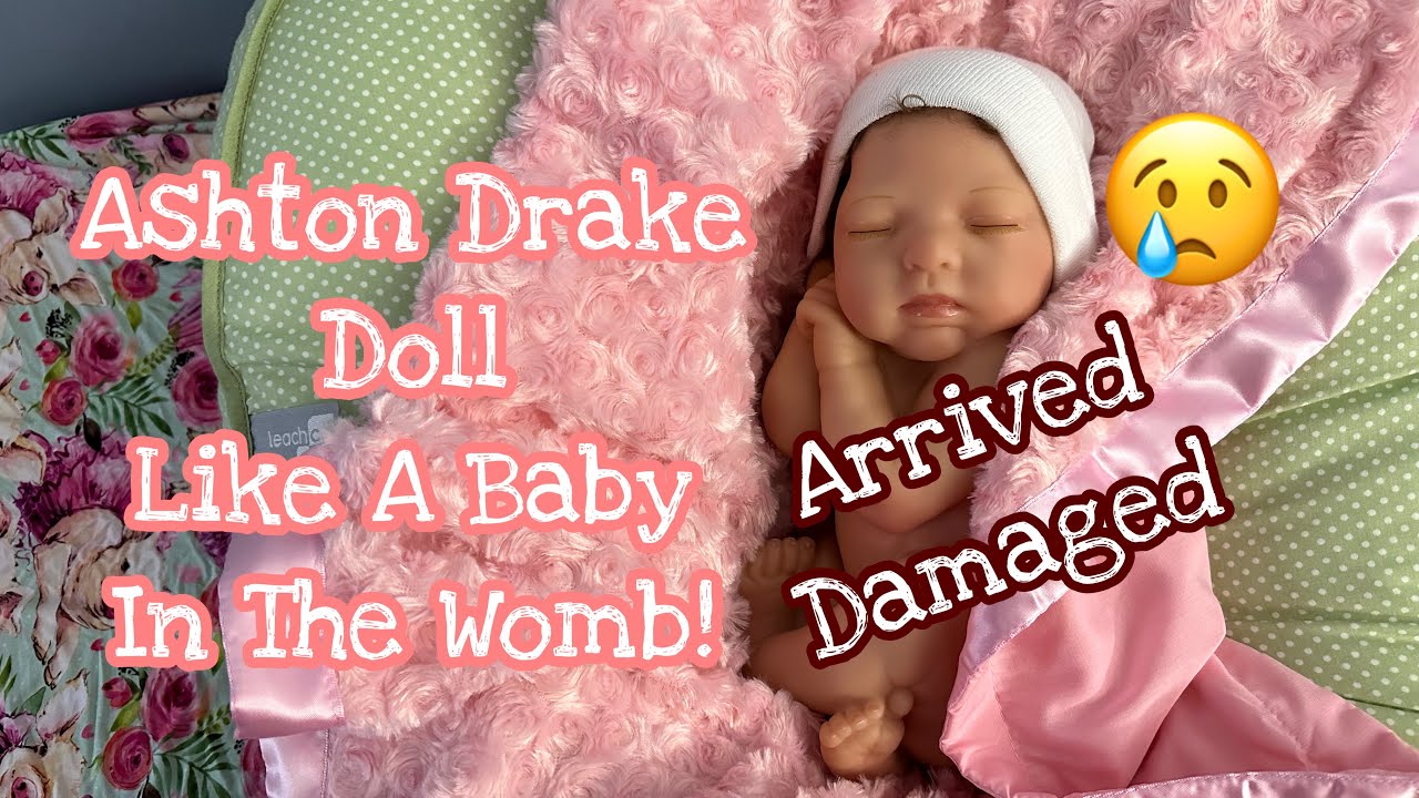 Arrived Damaged- Unboxing Ashton Drake Galleries Bundle Of Love Collectible Doll