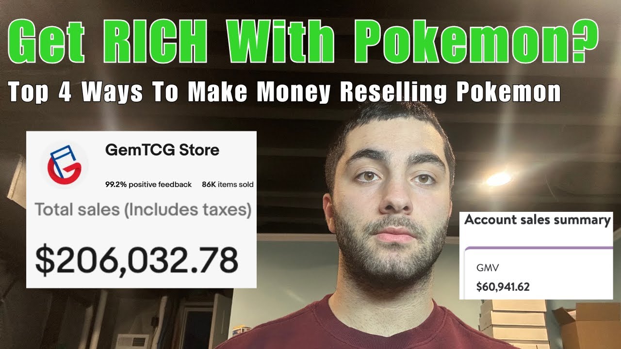 Top 4 Ways to Make BIG Money Reselling Pokémon Cards!