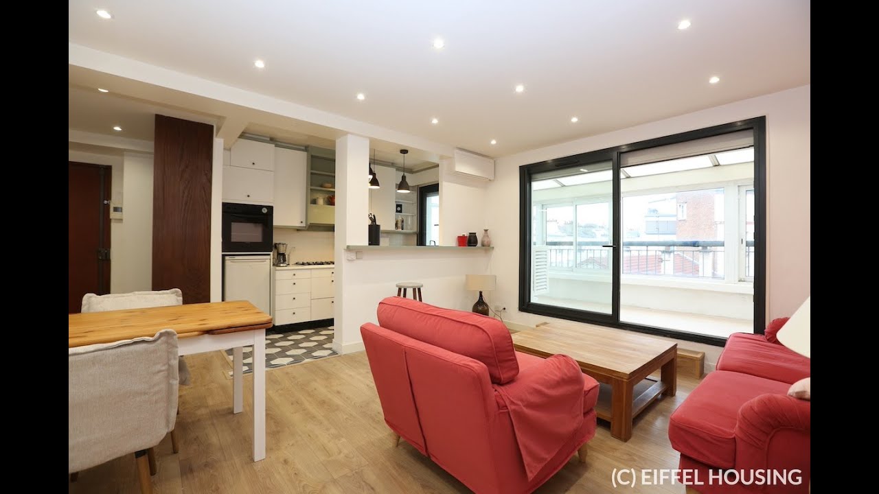 Rue Henri Becque - Paris 13 - 61sqm + 17 sqm winter garden - 2BR - furnished