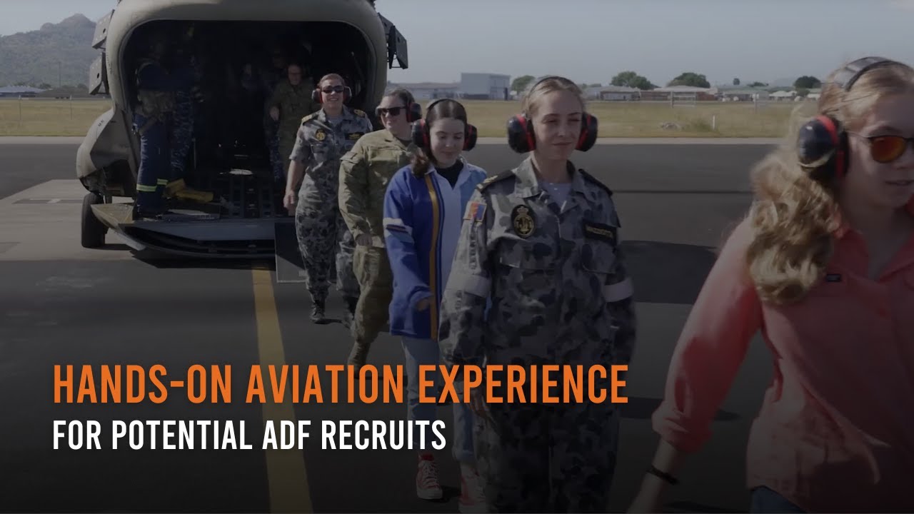 Hands-on aviation experience for potential ADF recruits
