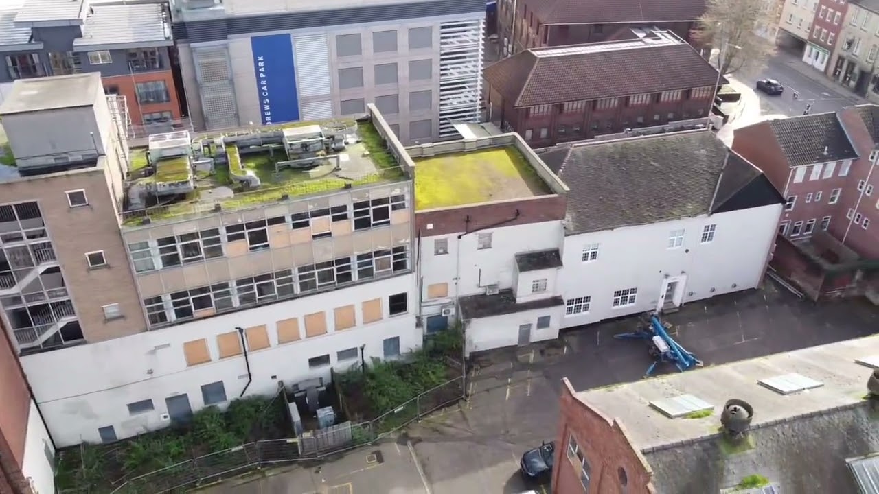 This morning we decided to get some footage of the former eastern electricity building in Norwich 